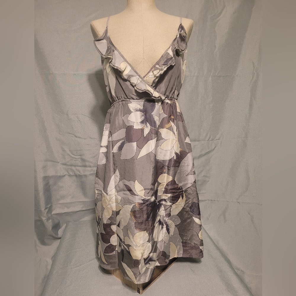 NWT Old Navy Silk Dress Spaghetti Strap Midi